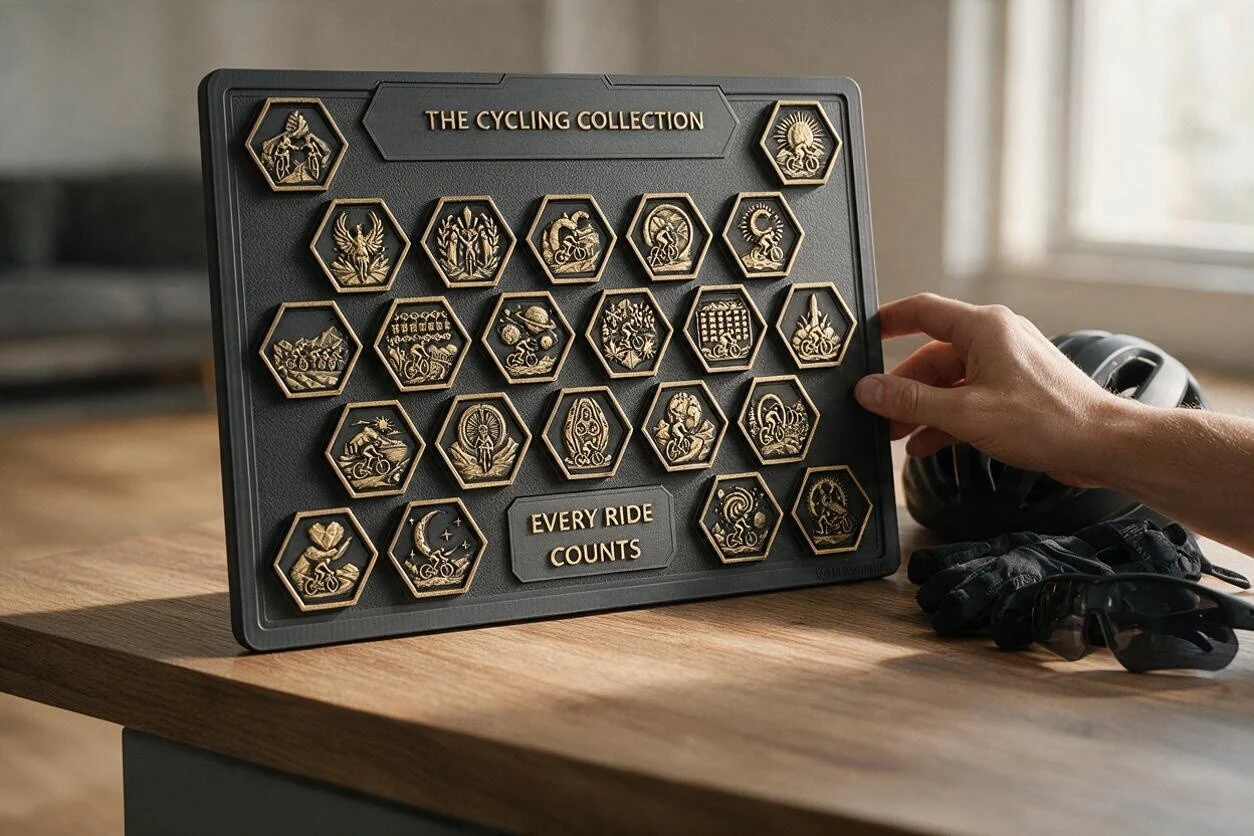 Hexonumia Cycling achievement board