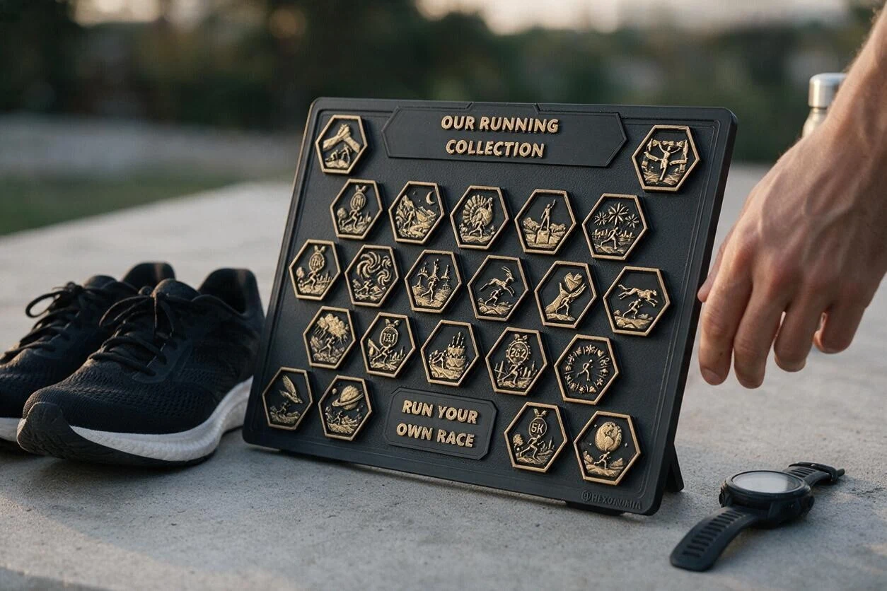 Hexonumia Running achievement board